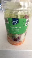 Mängden socker i Fresh cut salad shaker avec dressing
