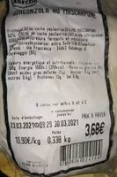 Mängden socker i Gorgonzola au mascarpone