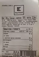 Mängden socker i Синьо сирене