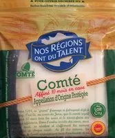 Mängden socker i Comté Affiné 10 mois en cave