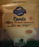 Mängden socker i Comté affiné 10 mois minimum