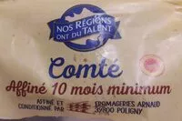 Mängden socker i Comté