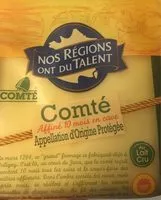 Mängden socker i Comté 10 mois