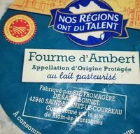 Mängden socker i Fourme d'Ambert AOP