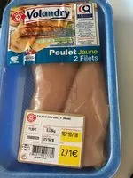 Mängden socker i Poulet jaune 2 Filets