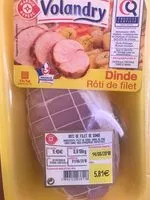 Mängden socker i Roti de dinde