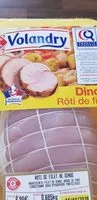 Mängden socker i Rôti filet de dinde