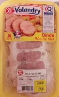 Mängden socker i Dinde roti de filet