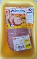 Mängden socker i Roti de filet de dinde
