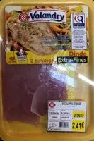 Mängden socker i Escalope dinde