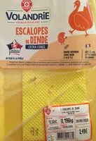 Mängden socker i Escalopes de dinde