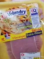 Mängden socker i Escalopes de dinde