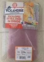 Mängden socker i Escalopes Extra-Fines De Dinde