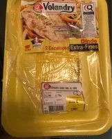 Mängden socker i Escalopes de dinde extra fines