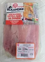 Mängden socker i Escalope extra fines de dinde