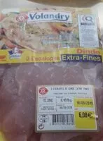 Mängden socker i Volaille .dinde extra-fines