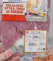 Mängden socker i Escalopes extra-fines de dinde