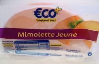 Mängden socker i Mimolette jeune €co+