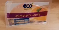 Mängden socker i Mimolette jeune