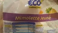 Mängden socker i Mimolette jeune