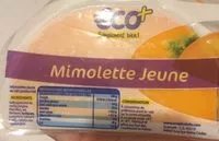 Mängden socker i Mimolette jeune