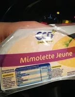 Mängden socker i Mimolette jeune