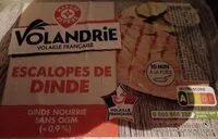 Mängden socker i Escalopes de dinde