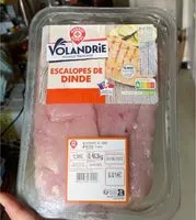 Mängden socker i Escalopes de dinde