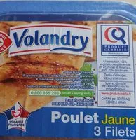 Mängden socker i Poulet jaune 3 filets