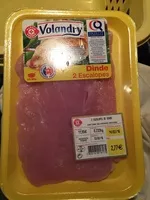 Mängden socker i 2 escalopes de dindes