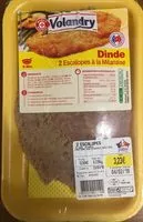 Mängden socker i 2 Escalopes à la dinde milanaise