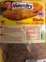 Mängden socker i Escalope a la milanaise