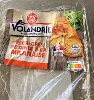 Mängden socker i Escalopes de dinde à la milanaise