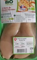 Mängden socker i Filet poulet fermier bio