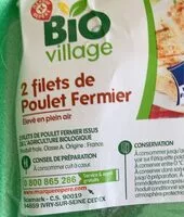 Mängden socker i Bio village 2 filets poulet fermier