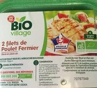 Mängden socker i Filets de poulet fermier bio