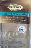 Mängden socker i Mousse canard