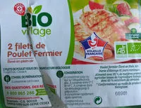 Mängden socker i 2 filets de poulet fermier