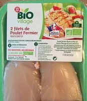 Mängden socker i 2 filets de poulet bio