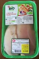 Mängden socker i 2 filets de Poulet Fermier