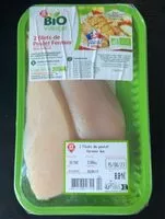 Mängden socker i 2 filets de poulet fermier