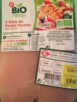 Mängden socker i 2 filets de poulet fermier