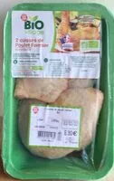 Mängden socker i Deux cuisses de poulet fermier