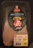 Mängden socker i Filets de Poulet blanc fermier