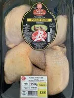 Mängden socker i Cuisses de poulet jaune