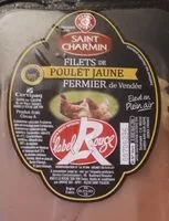 Mängden socker i Filets de poulet jaune fermier label rouge