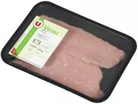 Mängden socker i Escalope de veau ***, à griller