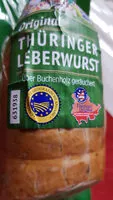 Mängden socker i Original Thüringer Leberwurst