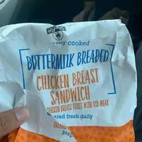Mängden socker i Buttermilk Breaded Chicken Breast Sandwich