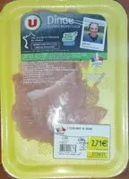 Mängden socker i 2 escalope de dinde